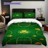 Celtics Spirit Green White Glory Three-piece set(1 * duvet cover + 2 * pillowcase, without core)Duvet cover and pillowcase Soft and comfortable