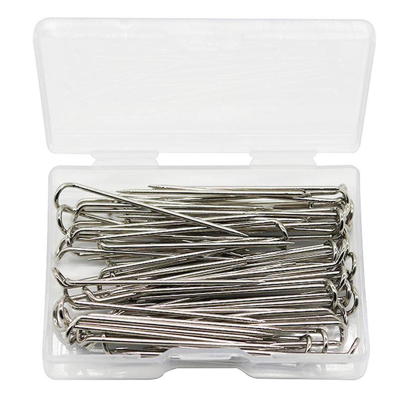 50 шт. металлических булавок, серебряных U-образных булавок для демонстрации ювелирных изделий, одеяла, аппликации, портнихи