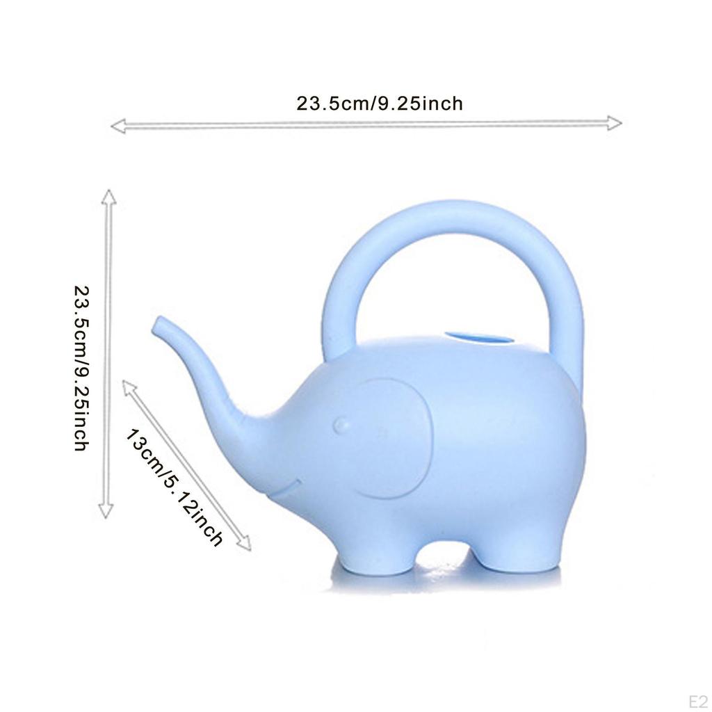 Elephant Watering Can Garden Water 1.5L Kids Gift Gardening Tool Pot for Greenhouse
