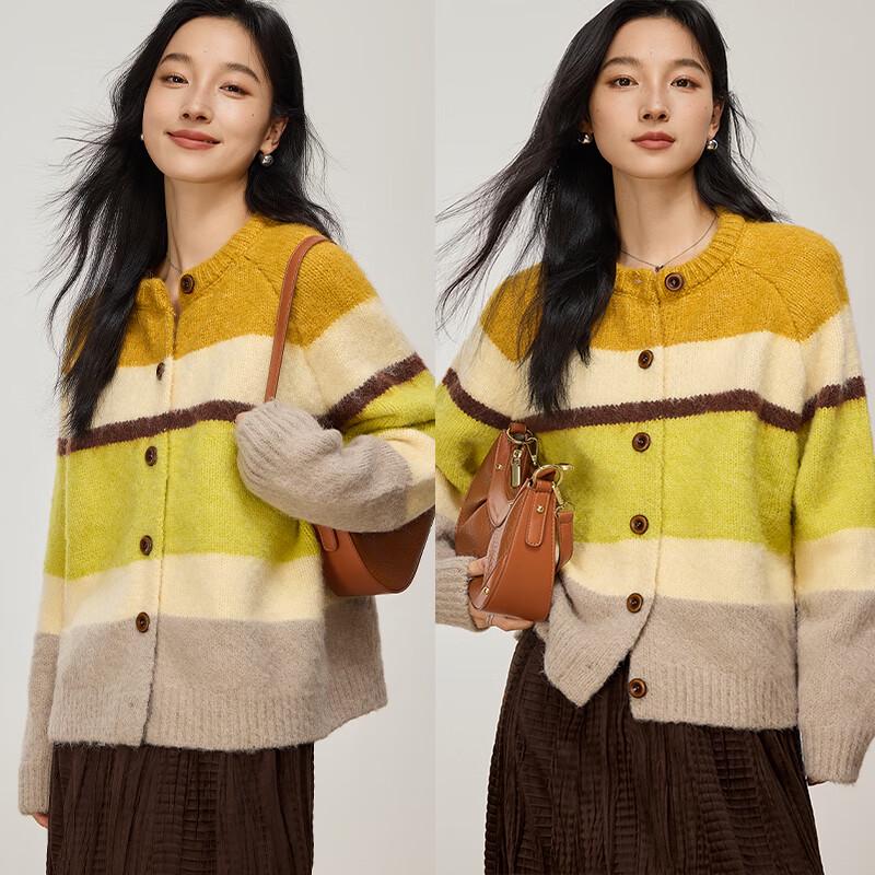 VICTORIA&VERA Женский зимний вязаный свитер с цветными блоками