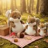 Realistic Squirrel Plush Toy Animal Squirrel Stuffed Toy Lovely Squirrel Plush Doll  Girls