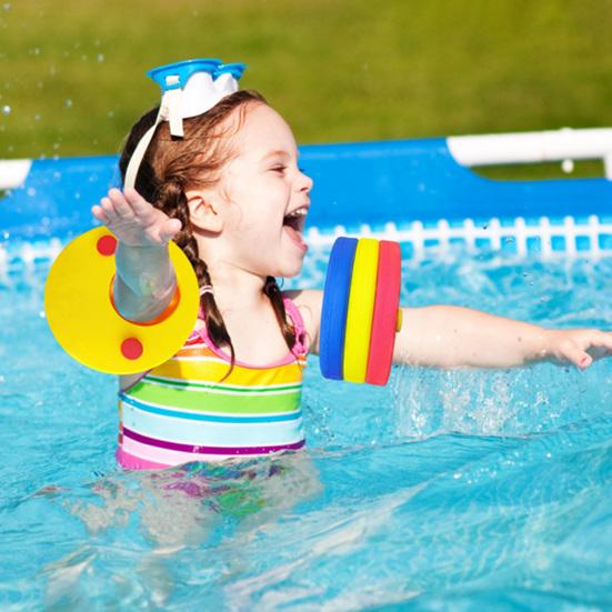 6 шт. детские плавательные диски, нарукавники, плавательные рукава из пенопласта ЭВА, летние нарукавники для плавания в бассейне для детей 3-6 лет