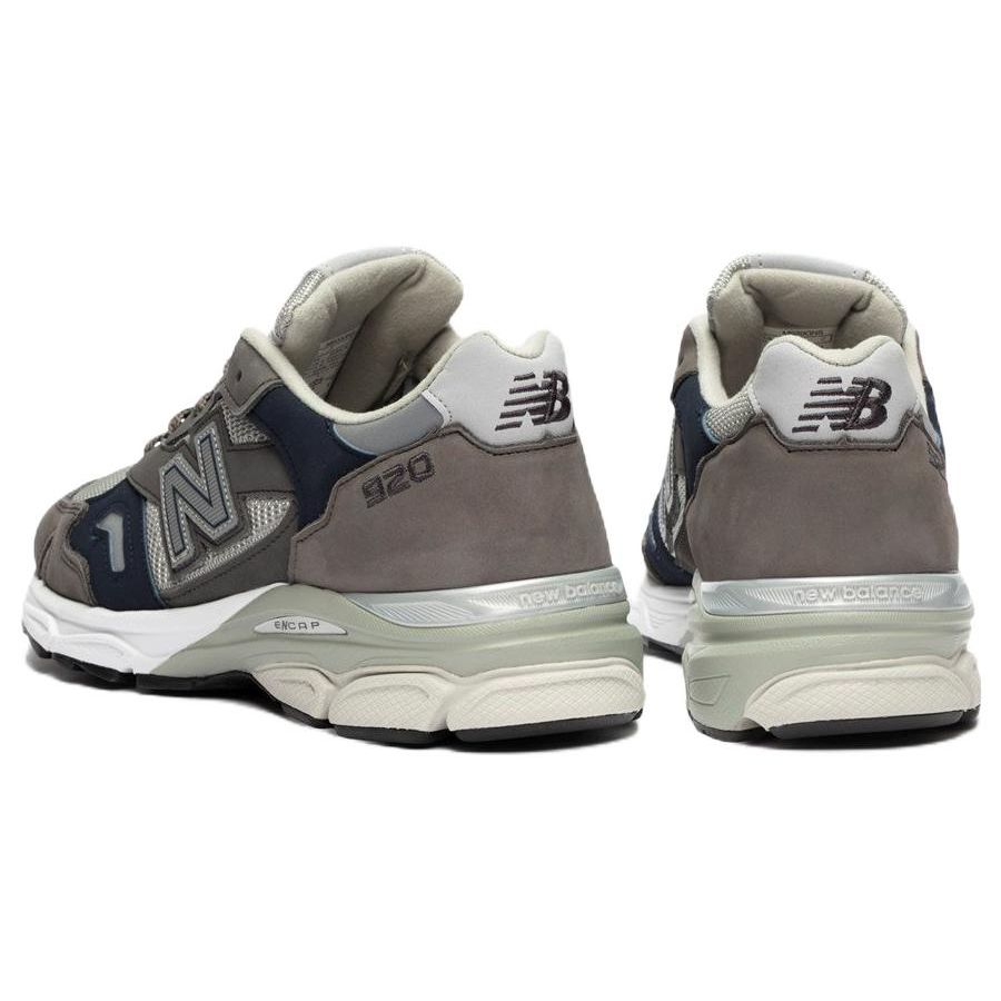 New Balance 920 Made in England Серые темно-синие кроссовки унисекс Белые M920GNS