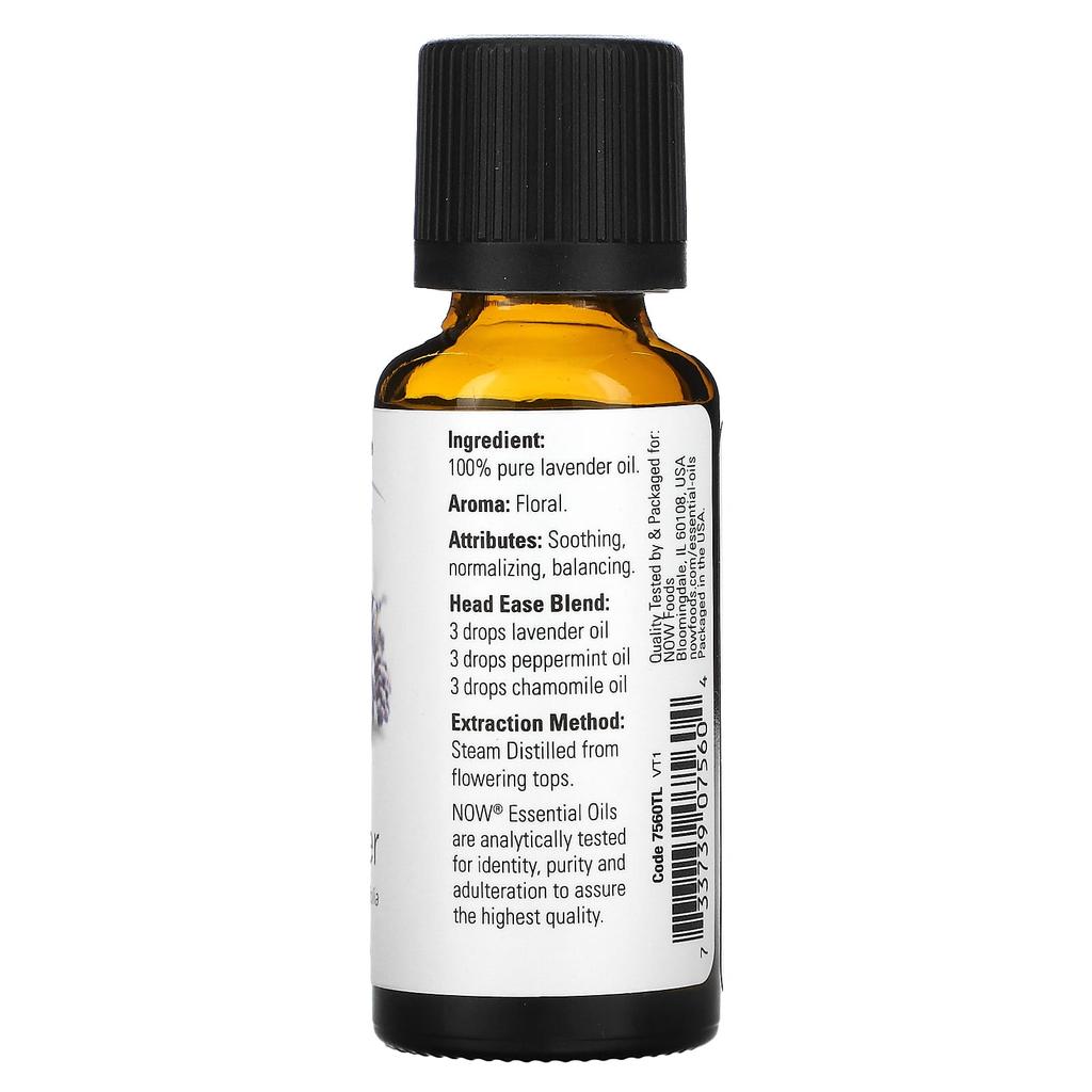 Now Foods Essential Oil, Lavender, 1 Fl Oz (30 Ml)