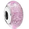 925 Silver Colored Flower Leaf Cosmic Rainbow Murano Glass Charms Beads Fit DIY Bracelet Women Jewelry Gift