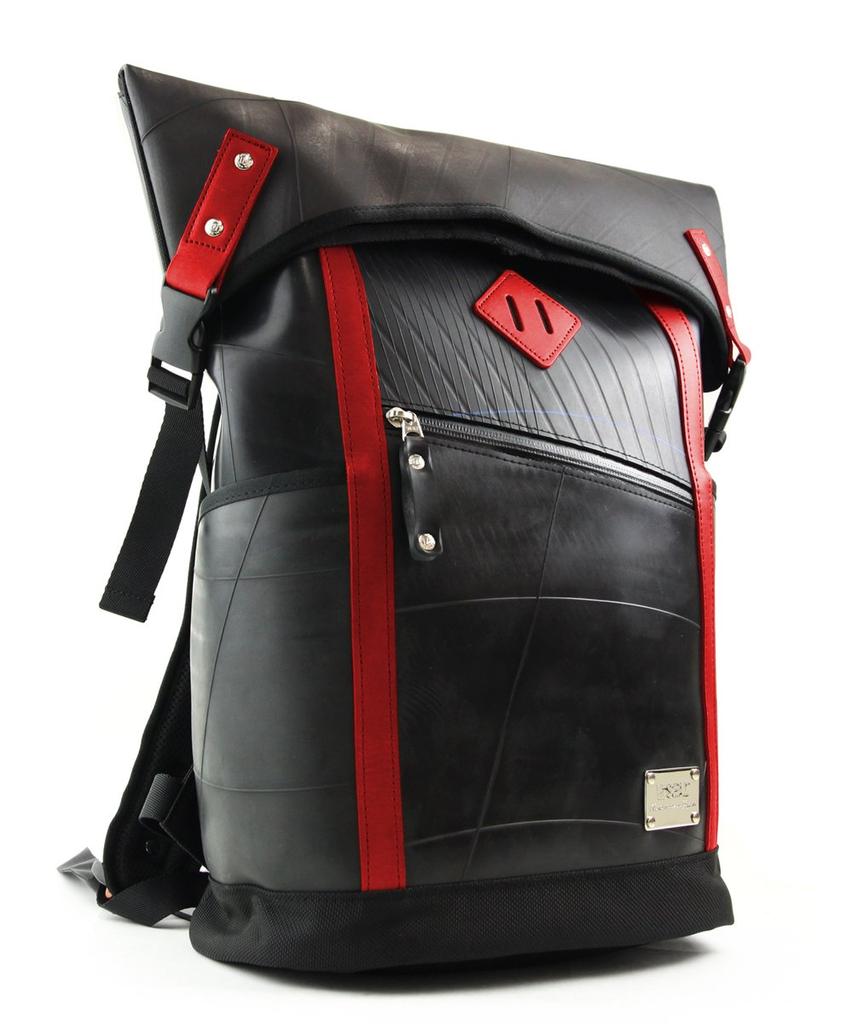 Рюкзак Seal Designer для мужчин, Водонепроницаемый, Большой вместимости, Деловой рюкзак для мотоциклов и активного отдыха, Сделано в Японии, PS-046RD