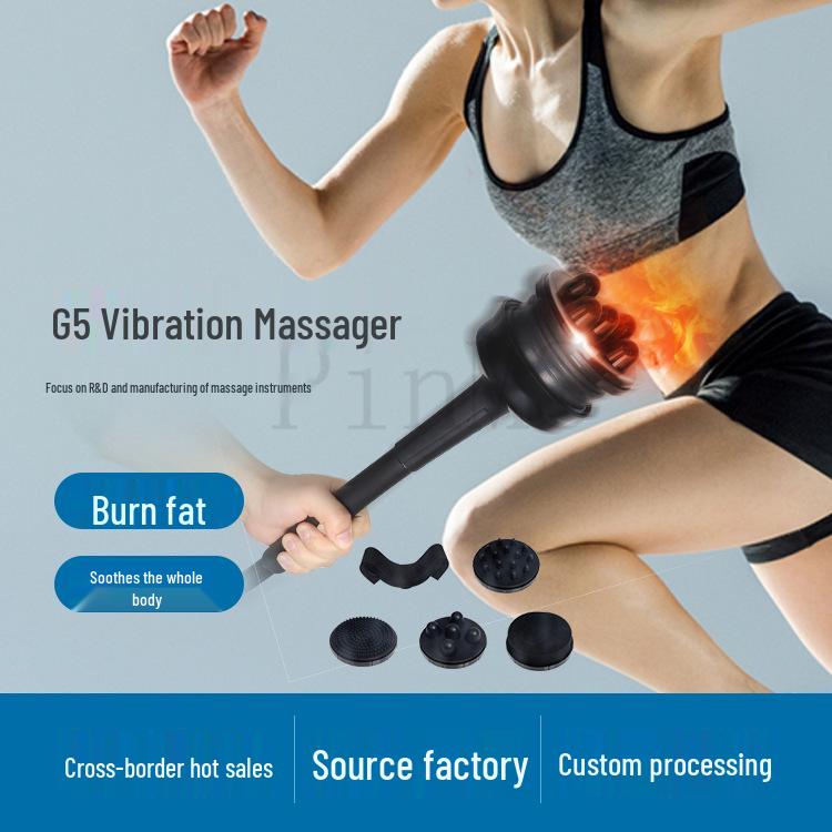 G5 Vertical High-Frequency Vibration Massage Device for Full-Body and Beauty Care