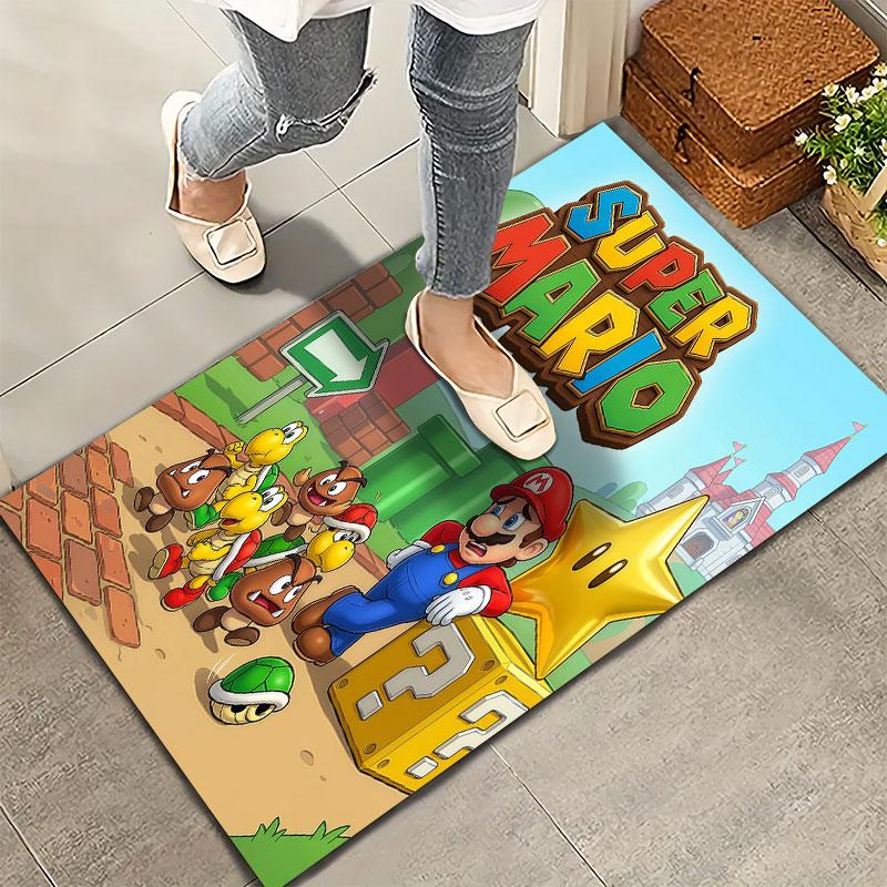 Super Mario Carpet Rug For Living Room Bedroom Home Sofa Decoration Kids Play Nonslip Floor Mat