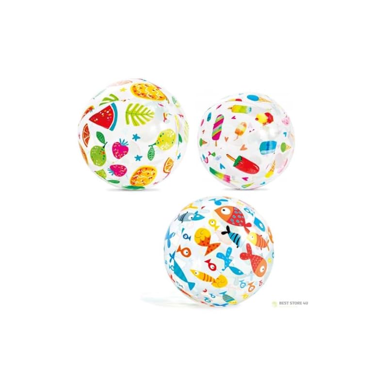 Пляжный мяч Intex Lively Print, 51 см, 59040 [Рисунок не может быть выбран] [Официальный японский товар]