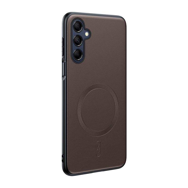 Для Samsung S23 FE Чехол Магнитная Кожаная Защитная Крышка Для Samsung S23 FE Защита от Отпечатков Пальцев Нескользящий ПК+ТПУ