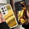 Мягкий чехол для телефона с принтом золотого узора для Samsung Galaxy S26 Ultra S25 Edge S24 S23 S22 Plus S21 S20 FE 5G Силиконовый корпус F