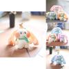 Cute Plush Bunny Keychain Adorable Soft Stuffed Animal For Backpacks And Bags