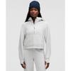 Толстовка с капюшоном Scuba Oversized Half Zip Hoodie Heathered Core Ultra Light Grey