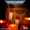 Starforged Оригинальный Игровой Периферийный Значок Warhammer 40K Космические Десантники Печать Чистоты Набор из 2 Брошей Подарки Мальчикам Коллекционные Аксессуары