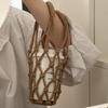 Handwoven Cup Sling Bag Hand Knitted Reusable Coffee Cup Holder Tea Cold Brew Carrier Decorative Water Cup Covers
