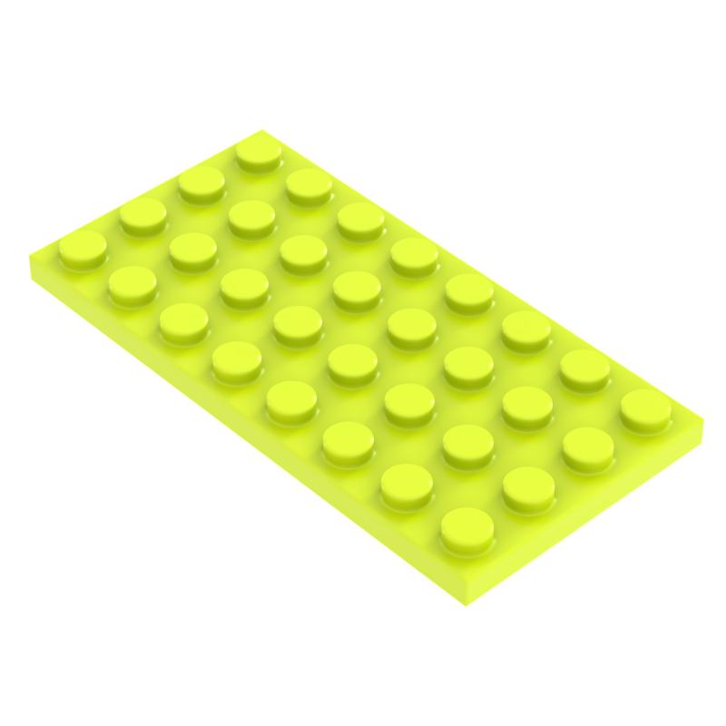 Нетоксичные строительные блоки Moc из мелких частиц, базовая пластина 4x8, детали и аксессуары для DIY, совместимые с 3035
