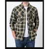 Men S Long Sleeve Shirt Multi Pocket Casual Plus Size Solid Color