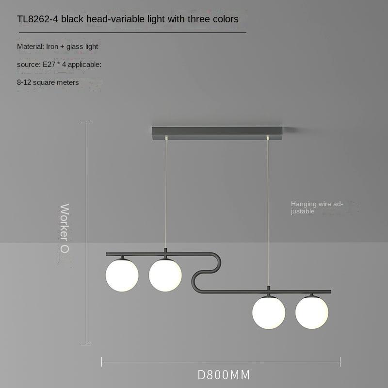 Подвесной светильник Nordic Golden Lustre, светодиодный стеклянный шар, потолочный подвесной светильник для столовой, гостиной, кухонного острова, внутреннего декора