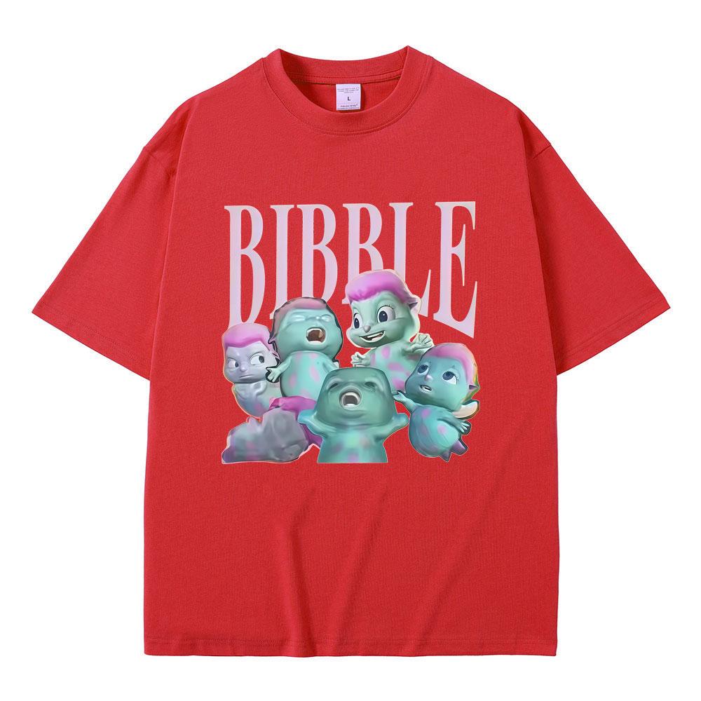Funny Bibble Graphic T Shirts Unisex Women Casual Humor Short Sleeve Tshirt Oversized Streetwear Unisexs Pure Cotton Tops Tshirts
