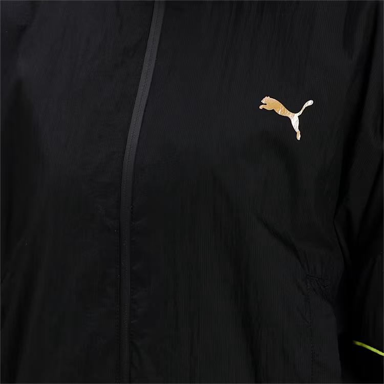 Puma Винтажная спортивная куртка на молнии с логотипом Женские куртки Черный 530849-01
