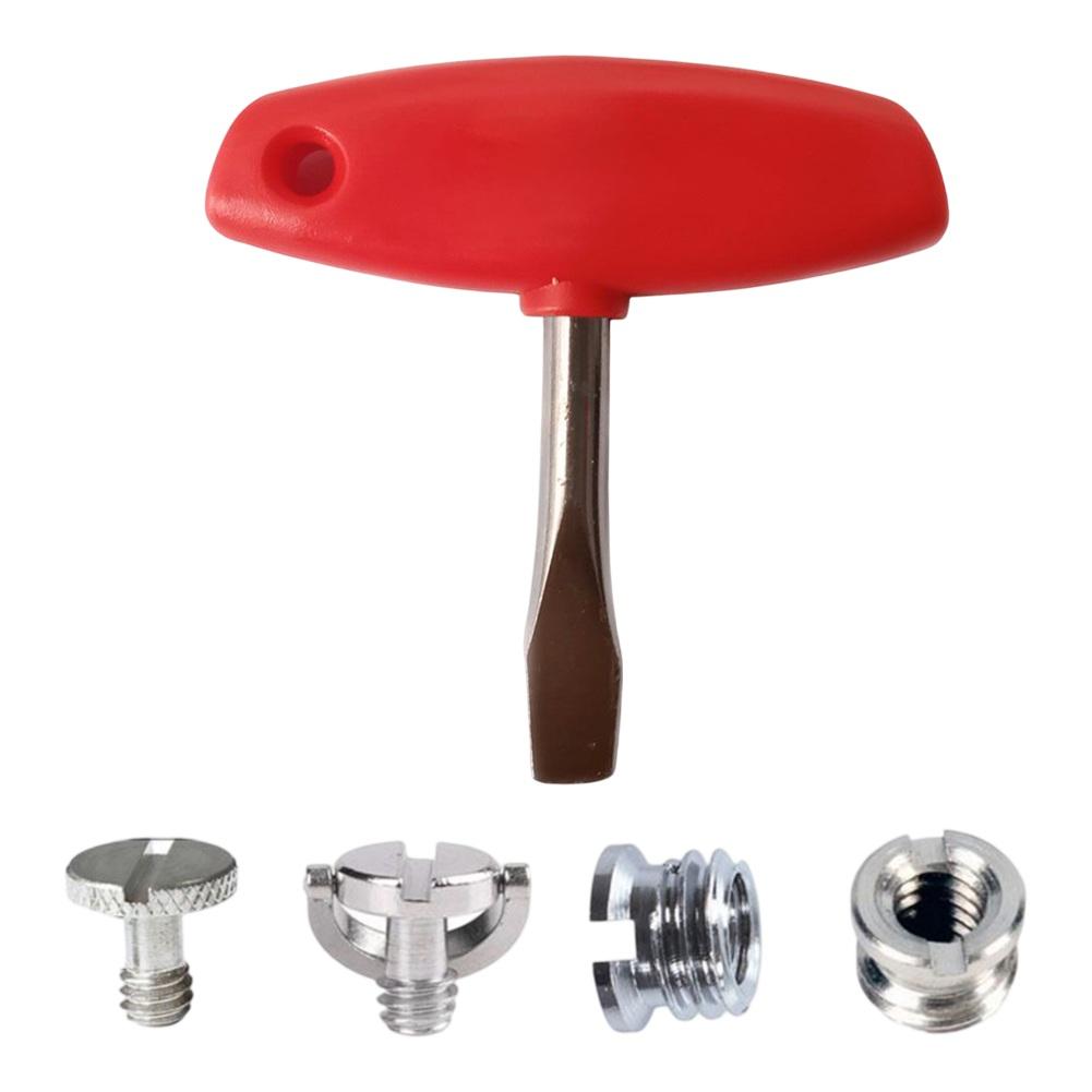 T Handle Flat Head Screwdriver High Torque Tool Portable Screw Drivers For Various Screws 1/4 3/8 For Camera Electronic Repairs