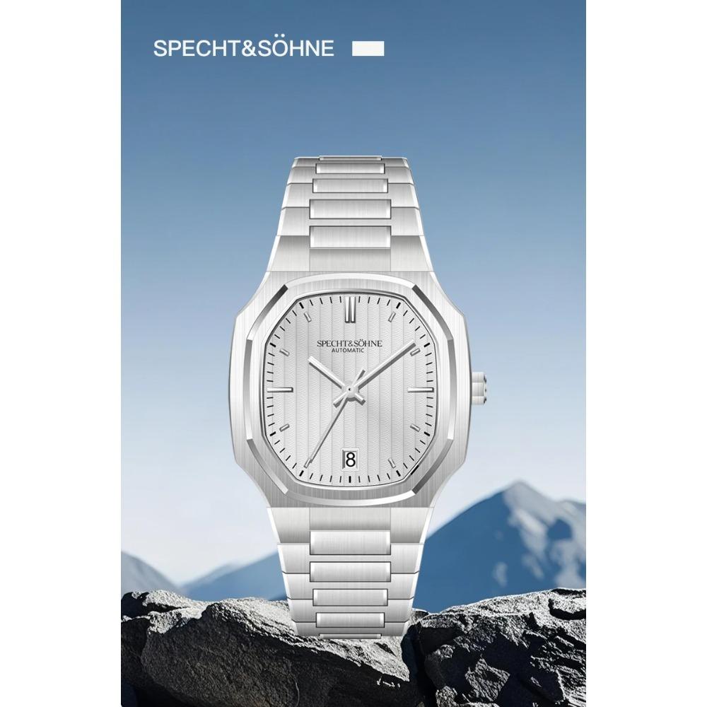 Новинки Часы Specht&Sohne 37MM Автоматические Часы Для Мужчин Япония 8215 Механизм Сапфировое Стекло Нержавеющая Сталь 50M Водонепроницаемые