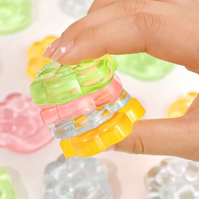 Креативная липкая игрушка «Коготь кошки» в виде желе — прозрачная, веселая, расслабляющая игрушка в подарок для студентов и детей.