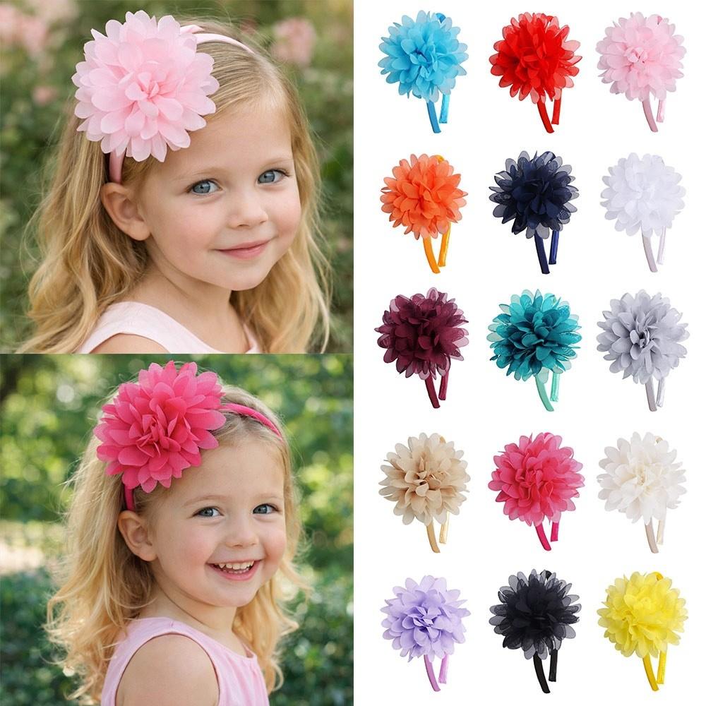 Big Flower Baby Headband Multi-Layers Hairband Fashion Accessory Hair Band Children Gifts