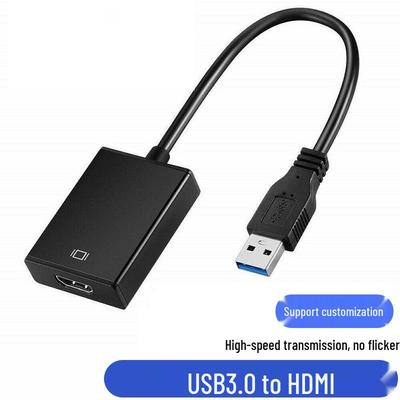 Кабель-адаптер USB 3.0 на HDMI с драйвером, 1080P USB на HDMI конвертер для подключения ПК к ТВ