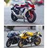 Масштаб 1/12 Yamaha YZF-R1, литая под давлением модель мотоцикла, игрушка для детей, коллекция подарков для мальчиков и девочек