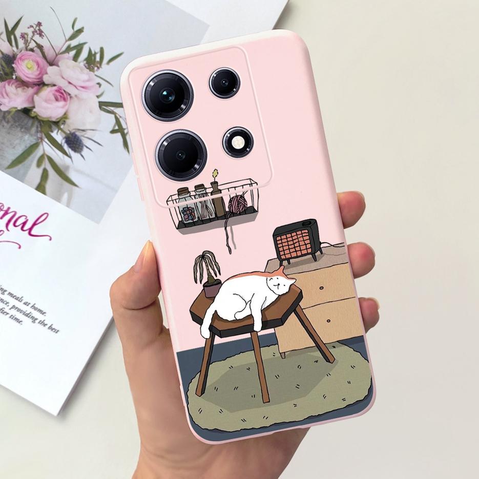 For Infinix Note 30i Case X6716 Cute Astronauts Cartoon Cover Soft Silicone Phone Case For Infinix Note 30 Pro Note30 VIP Bumper