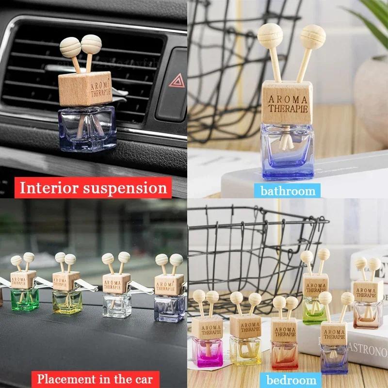 1PCS Car Ornament Air Conditioner Perfume Empty Bottle Indoor Cute Aromatherapy Clip Air Vent Perfume Bottle