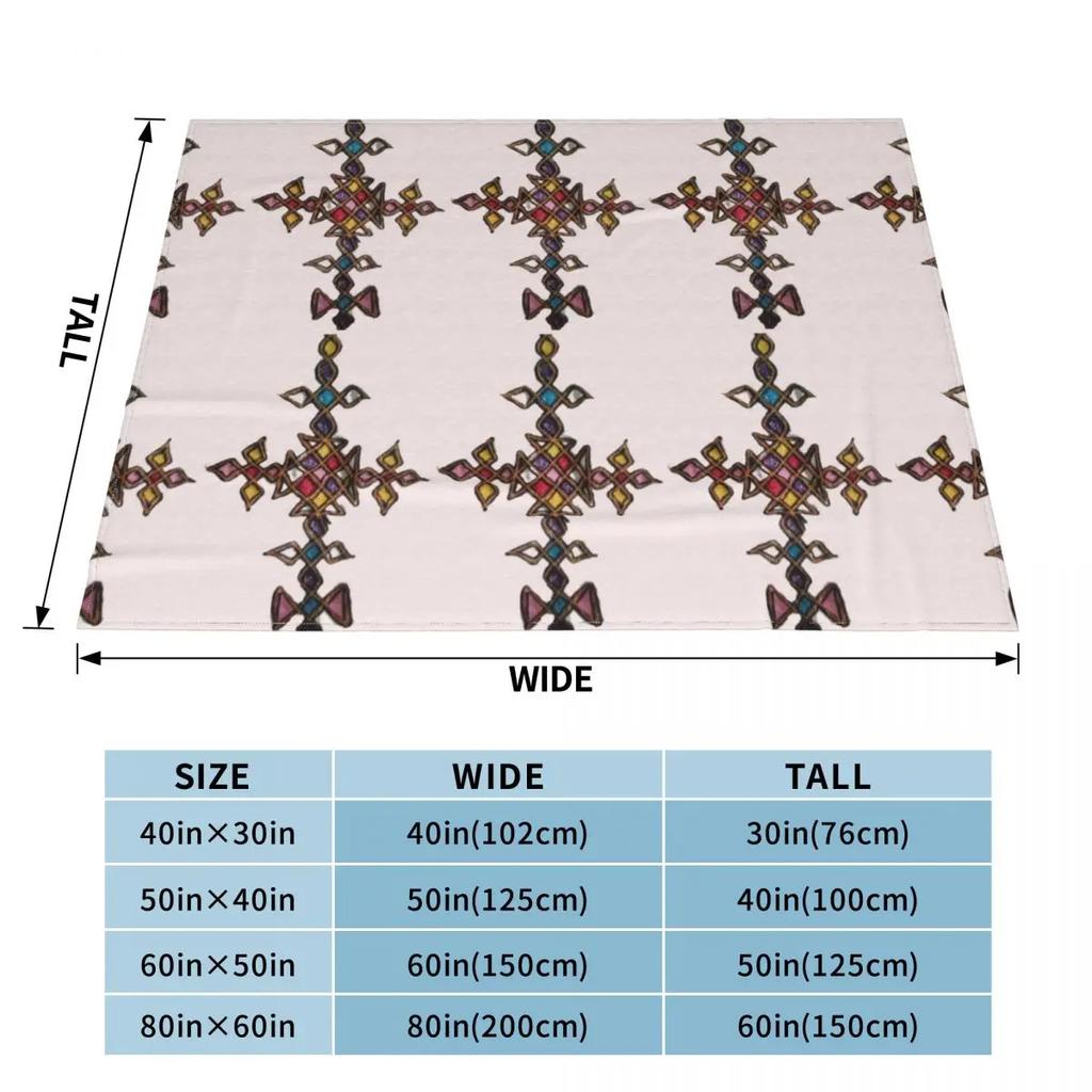 Африканское искусство Эфиопский крест Одеяло Фланель Всесезонное Розовое Портативное Тонкое Плед для Постельных принадлежностей Офиса Плюшевое Тонкое Одеяло