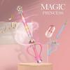 LED Wand Electric Flash Music Magical Wand Lightweight for Halloween Party Pretend Play Kids Toy