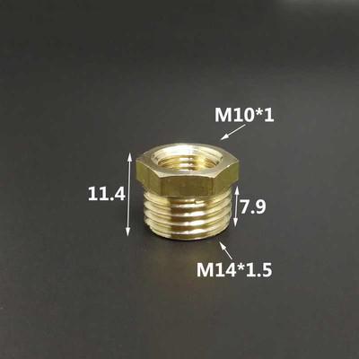 Латунный переходник-втулка 1/4" 1/2" BSP M10/14/16/20 Трубный фитинг Соединитель Адаптер Для манометра