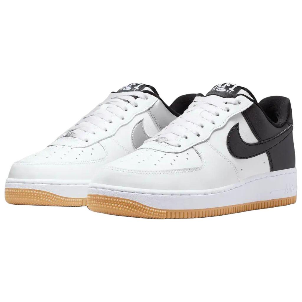 Nike Кроссовки унисекс Nike Air Force 1 Low 07 LV8 White Black Metallic Silver Summit-White Gum-Yellow IB6847-100