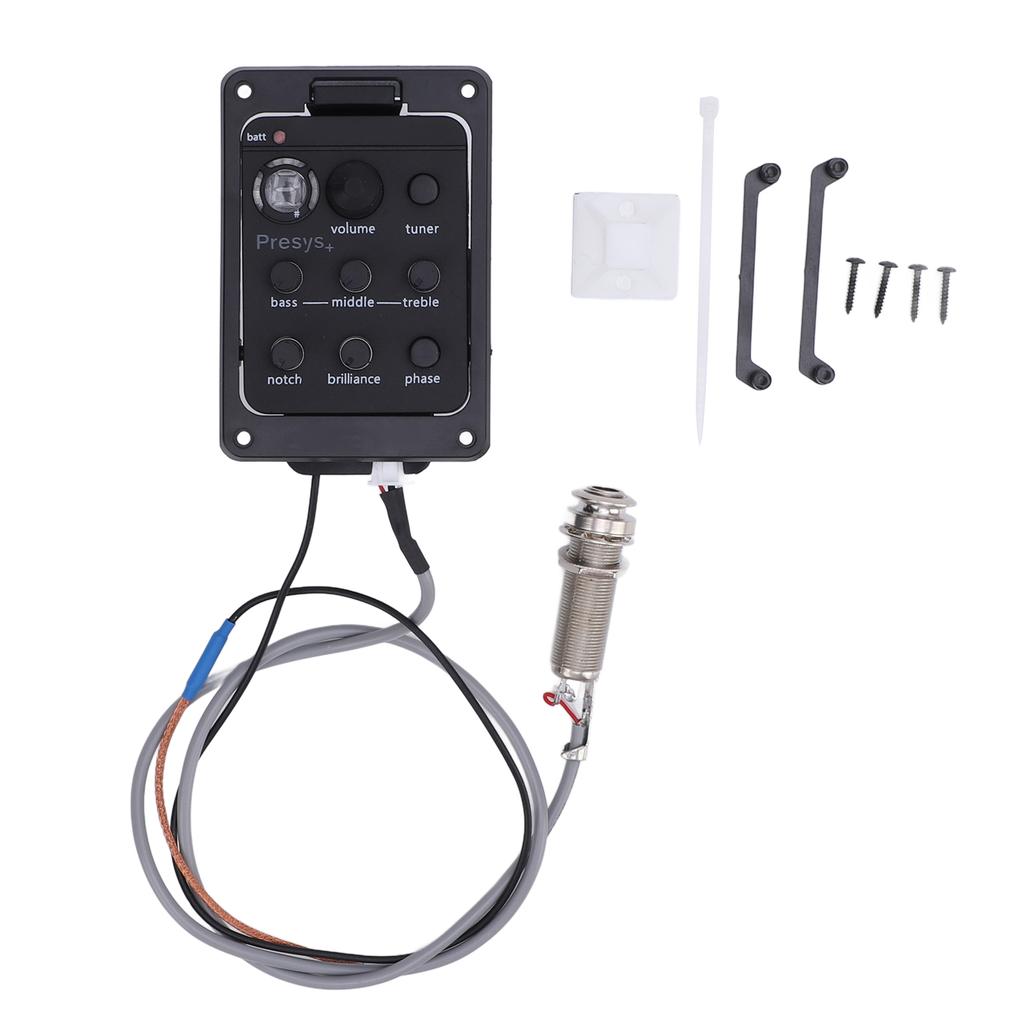 Гитарный предусилитель эквалайзер регулятор громкости светодиодный дисплей высокочувствительный тюнер гитарный предусилитель для Presys Plus