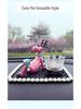 Luxury Diamond Pearl Aromatherapy Deer Ornament for Car Interior - Elegant Unisex Design