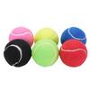 6 шт. теннисных мячей резиновые разноцветные высокая эластичность мяч для игры с домашним питомцем собакой для тренировок игр