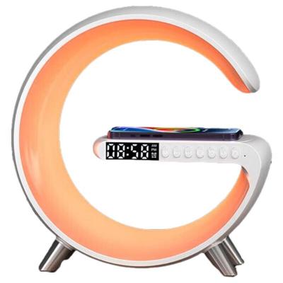 Беспроводная Bluetooth-колонка G7 с RGB-подсветкой, беспроводной зарядкой и будильником, штекер CN (адаптер в комплекте) (Китайская версия)