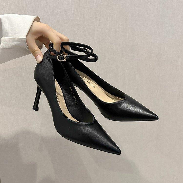 Summer Fashion New Pointy European and American Stiletto High Heels Work Shoes Fashion Everything Comfortable