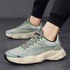 Мода Модный тренд Мужские низкие кроссовки на толстой подошве Повседневная обувь 2025 Осень Новинка Сетчатые дышащие Удобные Нишевые Универсальные Массивные кроссовки