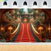Luxury Castle Palace Photography Backdrops Red Carpet Opera House Church Wedding Birthday Party Photo Studio Background XS-01