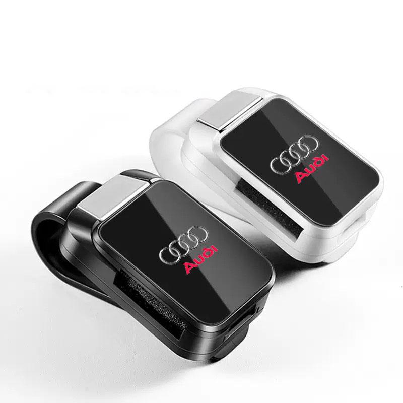 Car Interior Sun Visor Glasses Protective Holder Sunglasses Clip for Q5 S line A1 A3 A4 A5 A6 A7 A8 Q2 Q3 Q4 Q5 Q7 Q8 TT