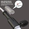 Мягкий силиконовый чехол для сматывания кабеля зарядного устройства USB Type C, защитный чехол от поломки для Xiaomi Huawei OPPO VIVO, чехол для линии передачи данных