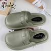 Мюли женские тапочки 2024 новые модные повседневные удобные мягкие туфли на плоской подошве для женщин водонепроницаемые летние туфли на плоской подошве для отдыха на открытом воздухе