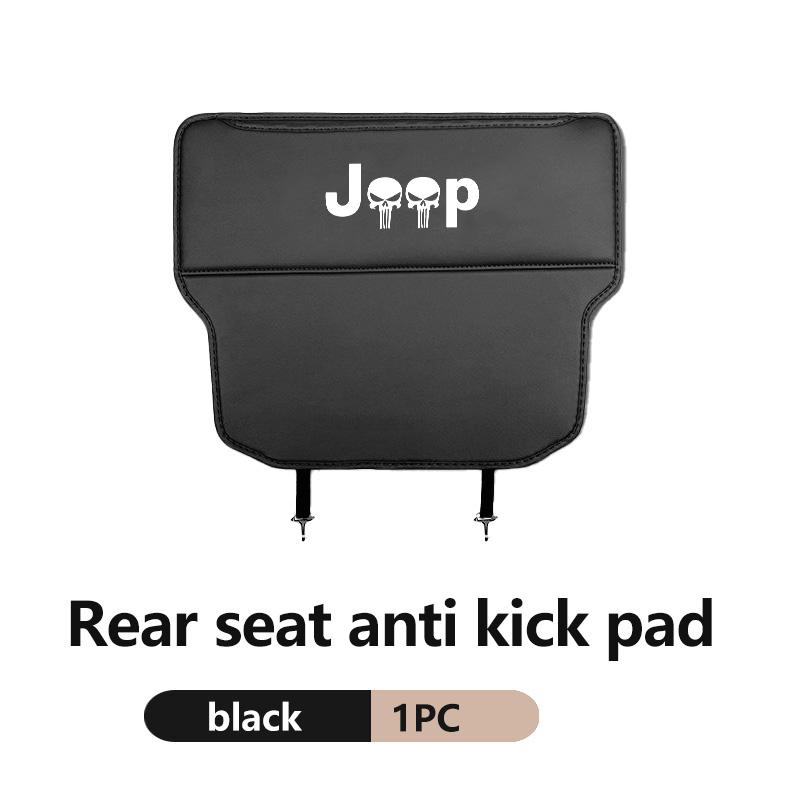 For Jeep Car Seat Back Protection Anti-Kick Pad Rear Seat Storage Bag Grand Cherokee Patriot Renegade Compass Wrangler AMZ1