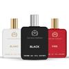 The Man Company Eau De Toilette Trio Gift Set - Fire, Blanc, Black 50ml
