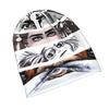ZLIENSZUS Modern Labyrinth Maze Print Beanie Hat - 2D Flat Labyrinth Adult Suitable for Streetwear, Casual Outfits, Laid-Back Style, Versatile for &,