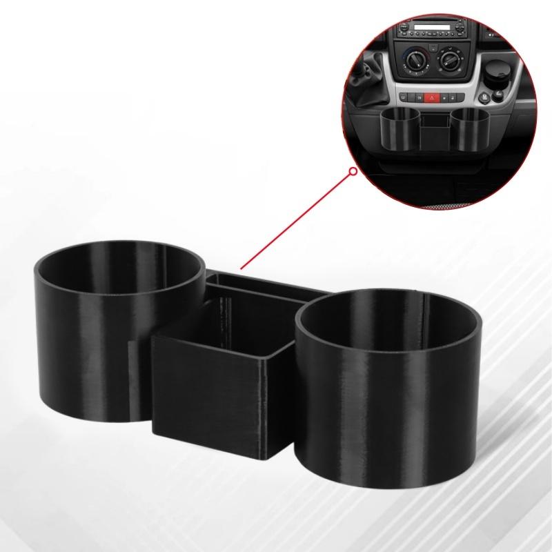 Двойной автомобильный подстаканник подходит для фургона, автодома Fiat Ducato, Peugeot Boxer, Citroen Relay, центральной консоли фургона 2007+ Аксессуары для интерьера